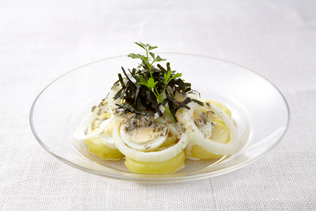 Potato and Egg Salad with Nori Sprinkle