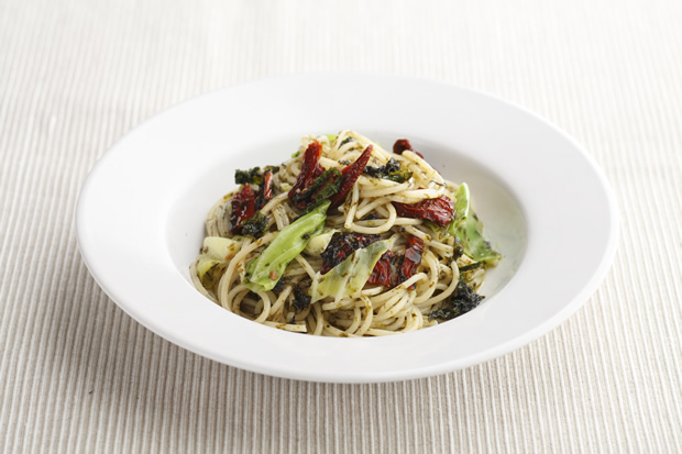 キャベツの海苔パスタ